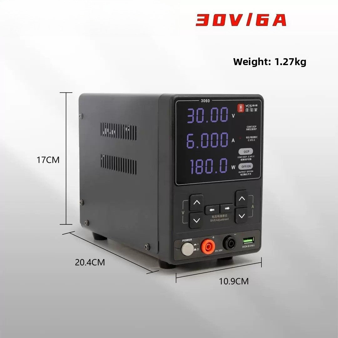 3060 regulated power supply 30V 6A180W high power mobile phone repair DC ammeter phone repair tools
