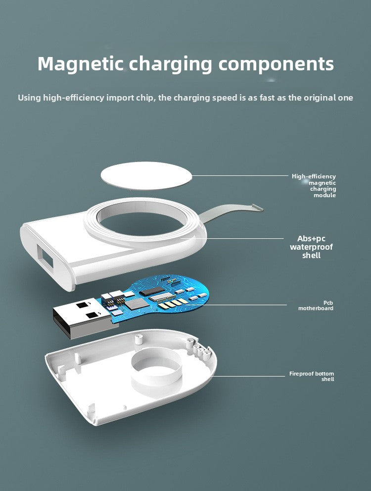 Apple watch wireless charger wireless charging magnetic charging iwatch1 2345/6/7/8/9