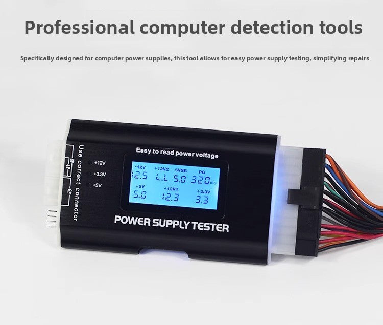 ATX Power Inspection and Repair Tools LCD Screen Display Desktop Computer Host Power Tester Repair Instruments Repair tools