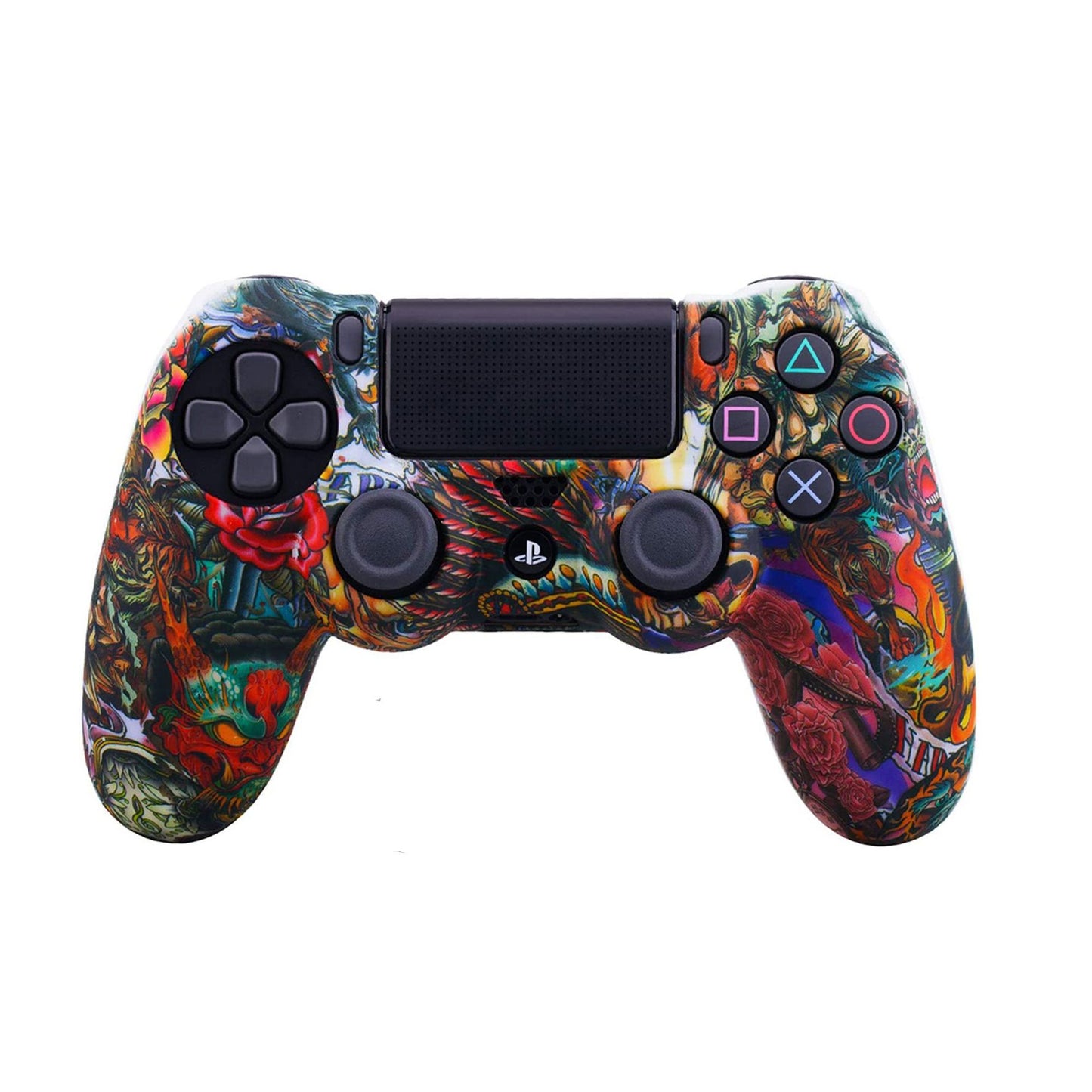 PS4 handle protective cover water transfer process PS4 handle silicone cover camouflage silicone cover PS4 handle cover
