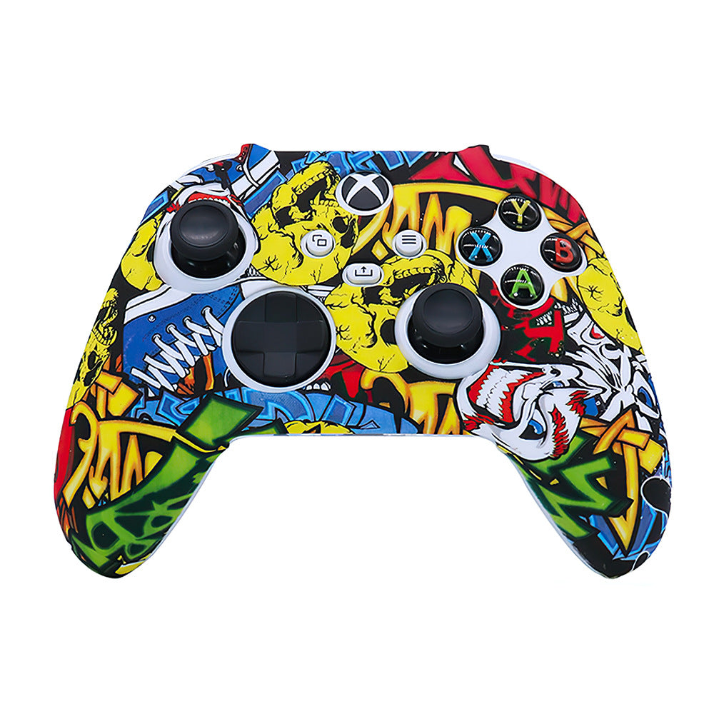 Water transfer camouflage silicone cover for XBOXONE Series X/S gamepad case