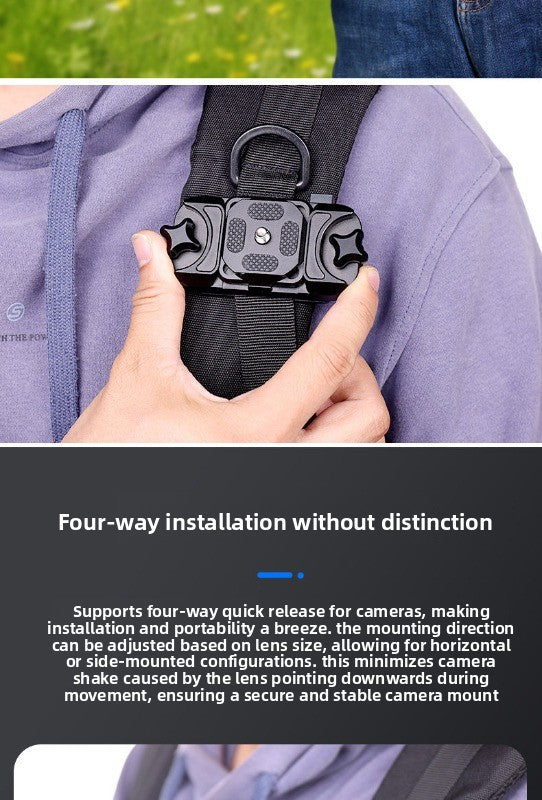 SLR camera waist buckle fast camera hand waist hanging fast gunner shoulder strap buckle photography belt fast loading tripod gimbal accessories Digital camera accessories