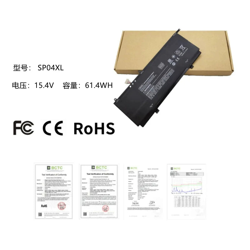 (Shipping fee not include)HP/for惠普 HSTNN-OB1B L28764-00513-ap0031TU replacement  battery  SP04XL