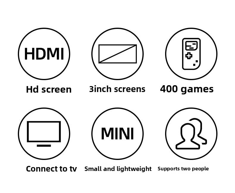 3" inch HD X7 special 400 classic games  SUP 400 500 in one rechargale Handheld Game  Player console  Mini handheld game console 400 in 1