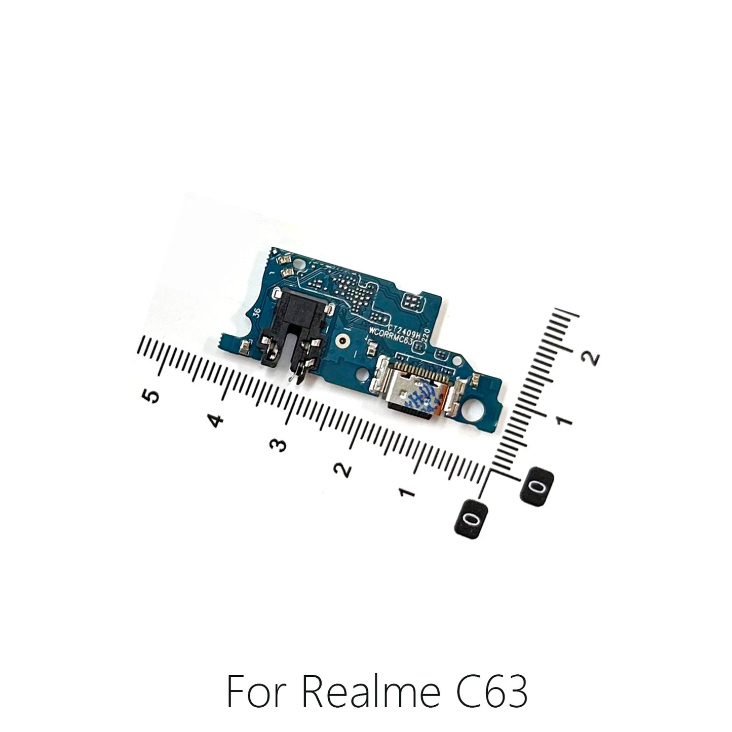 For Realme C55 C61 C63 C65 C67 C75 charging port charging flex board cable