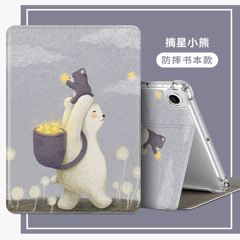 For Lenovo Xiaoxin pad 2022 protective case 2024 Lenovo tablet padpro protective case 10.6 inch padplus silicone all-inclusive edge 11.5 computer anti-drop 2020 transparent Tablet Accessories