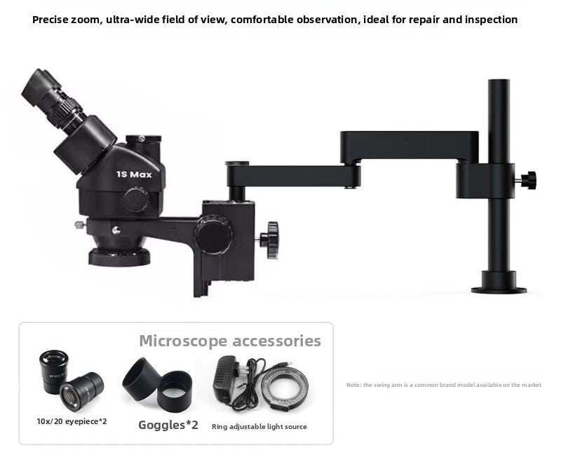 Darth Vader 1SMAX large base 7-45 times trinocular microscope Laptop repair tools