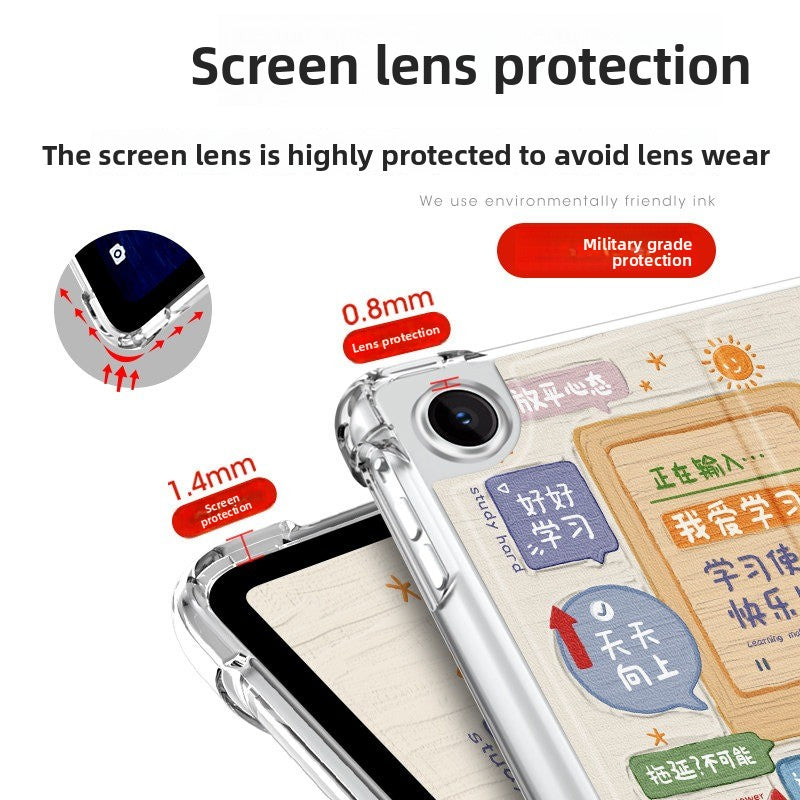 For Lenovo Xiaoxin pad 2022 protective case 2024 Lenovo tablet padpro protective case 10.6 inch padplus silicone all-inclusive edge 11.5 computer anti-drop 2020 transparent Tablet Accessories