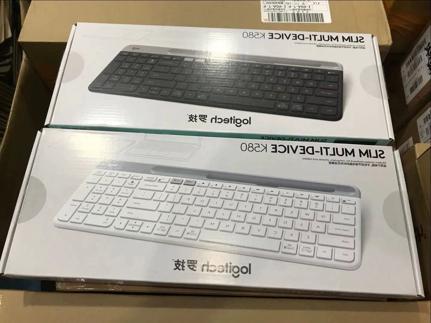 Boxed genuine, Logitech K580 wireless bluetooth keyboard ultra-thin office game mobile phone tablet