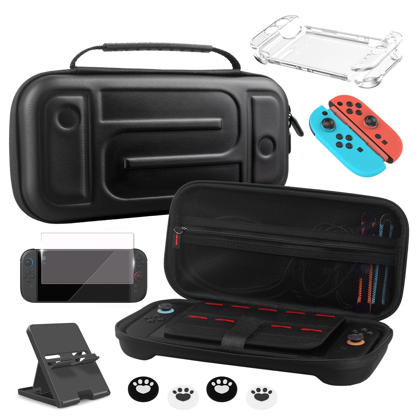 Suitable for Nintendo Switch 2 Host Protection Kit Host Storage Bag Protective Case Tempered Film Holder
