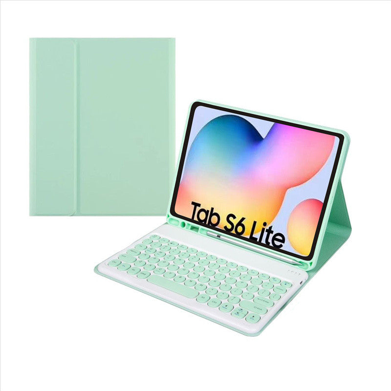 Suitable for S6 Lite Samsung Tablet S7 Bluetooth Keyboard S8 Leather Case A8 Magnetic Case A9 + Mouse Case S9FEprotective Accessories