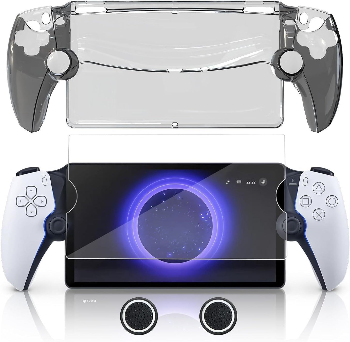 For PlayStation Portal Remote Play Crystal Case PS5 Streaming Handheld PC Case