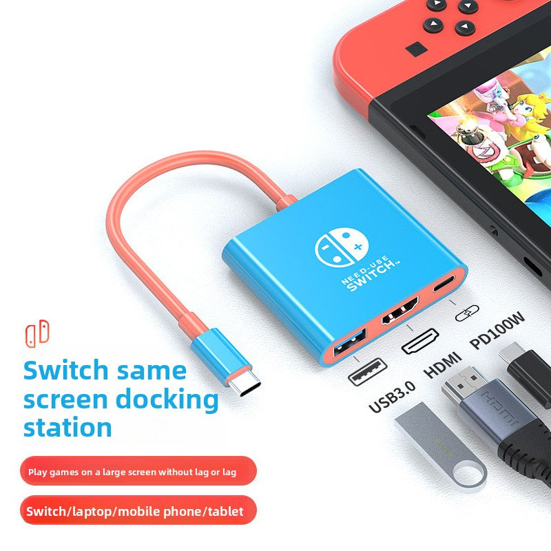 Game console Portable screen projector OLED host converter Dock HDMI 4K 60Hz connection base