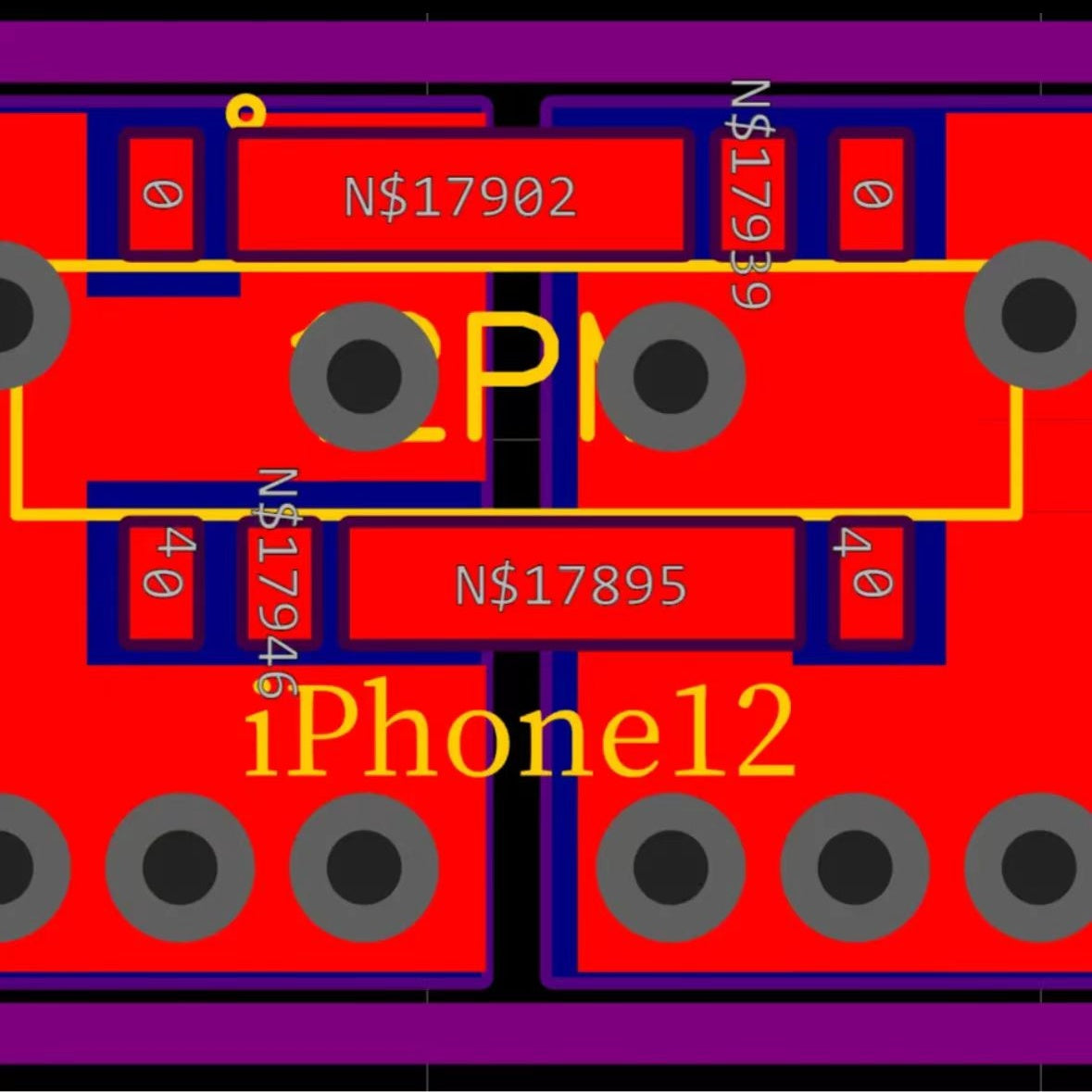 Double-sided battery buckle High voltage battery buckle Mobile phone repair battery buckle Main board boot battery buckle for iPhone Phone repair tools