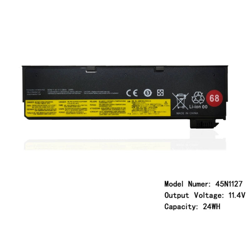 (Shipping fee not include)For  Lenovo  X240 X250 X260 T440 T450S T460 X250 L460  repalcement battery 68