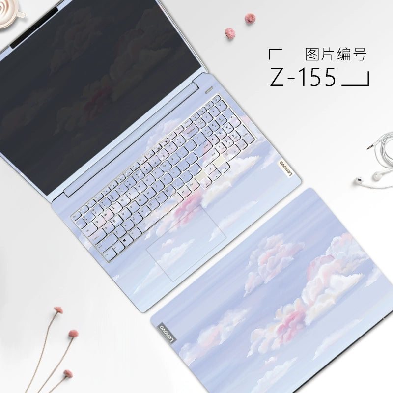 (Shipping fee not include)电脑贴纸适用Lenovo 小新air14笔记本保护膜Pro16 ASUS 天选4/3/2Dell G15for惠普战66huawei MacBookXiaomi 笔记本外壳贴膜全套不留胶