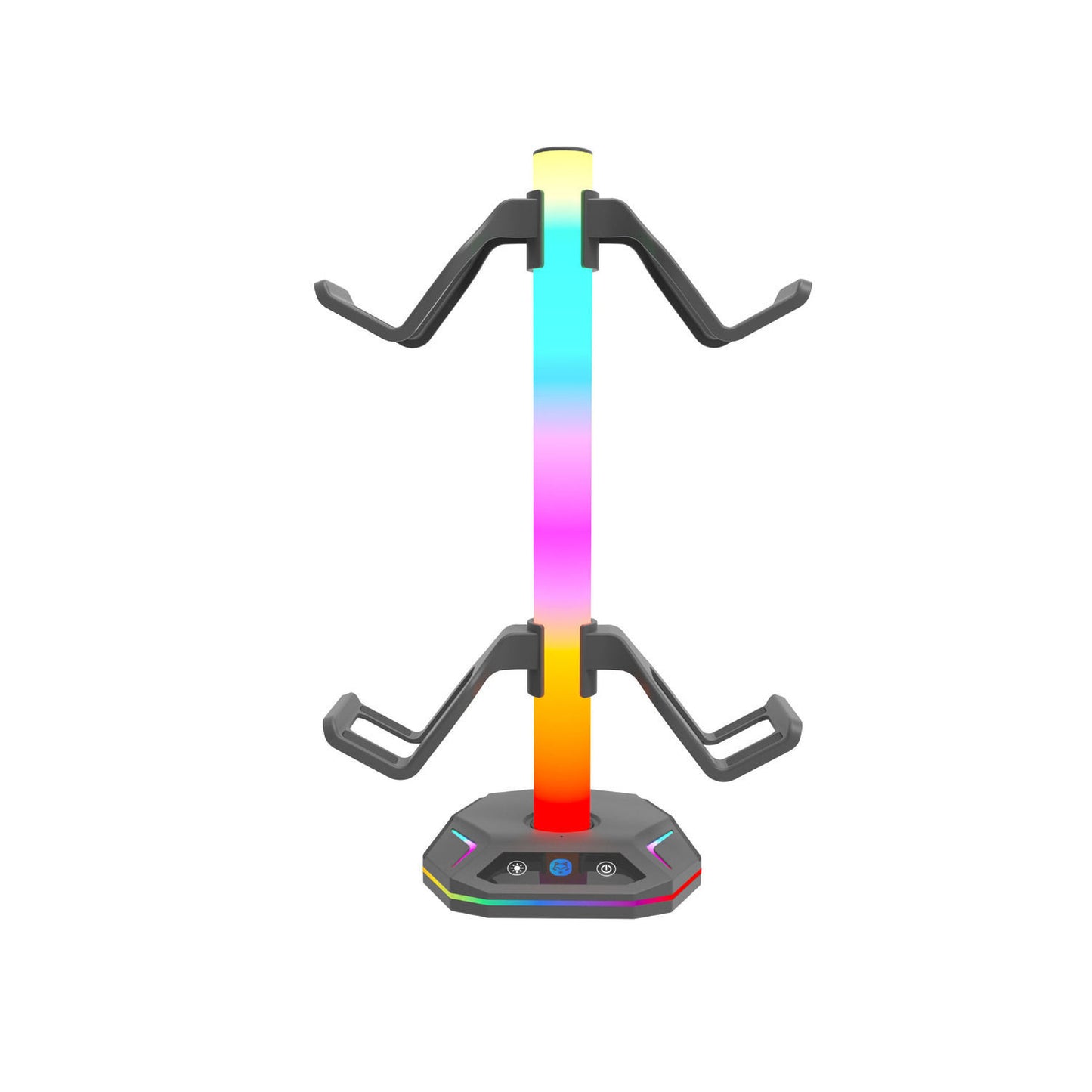 RGB light display stand PS4 PS5 SWITCH and other gamepad earphones storage bracket 4 in 1 multi-function bracket