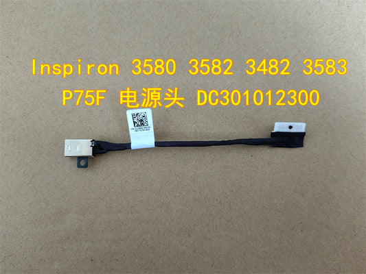 Dell Inspiron 3580 3582 3482 3583 P75F Power Charging  dc jack flex cable DC301012300