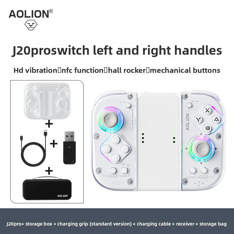 Auga Lion J20Pro Knight wireless gamepad Hall rocker mechanical button switch left and right handle