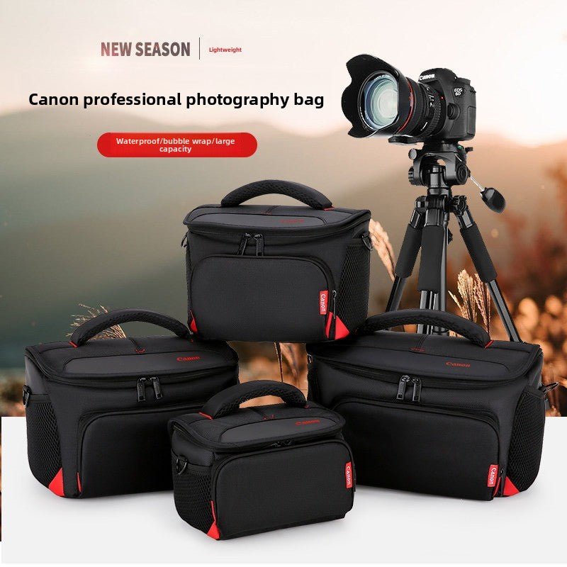 Suitable for Canon camera bag SLR shoulder bag 200D 800D 700D 750D 80D 550D 60D 5D3 Digital camera accessories