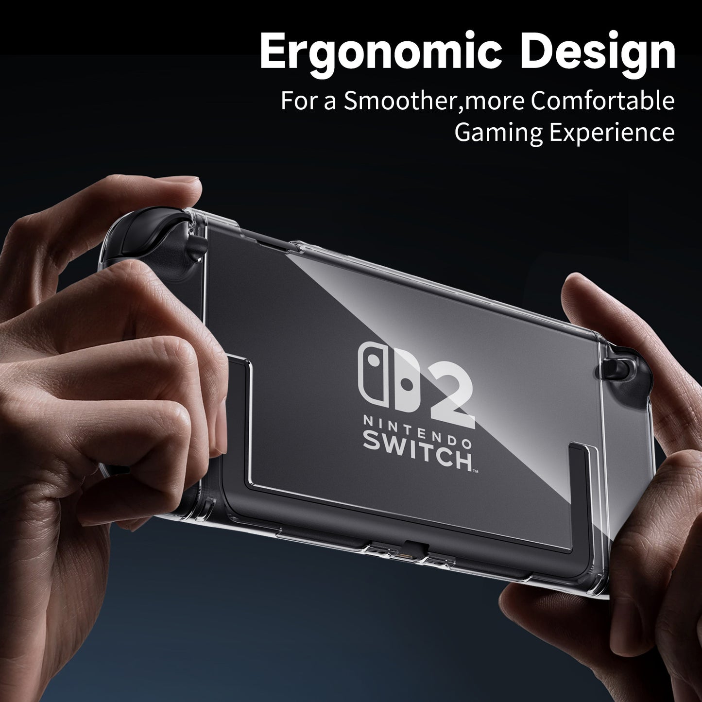 Suitable for Nintendo switch2 generation protective case ns2 transparent crystal box NS2 game console split all-inclusive case