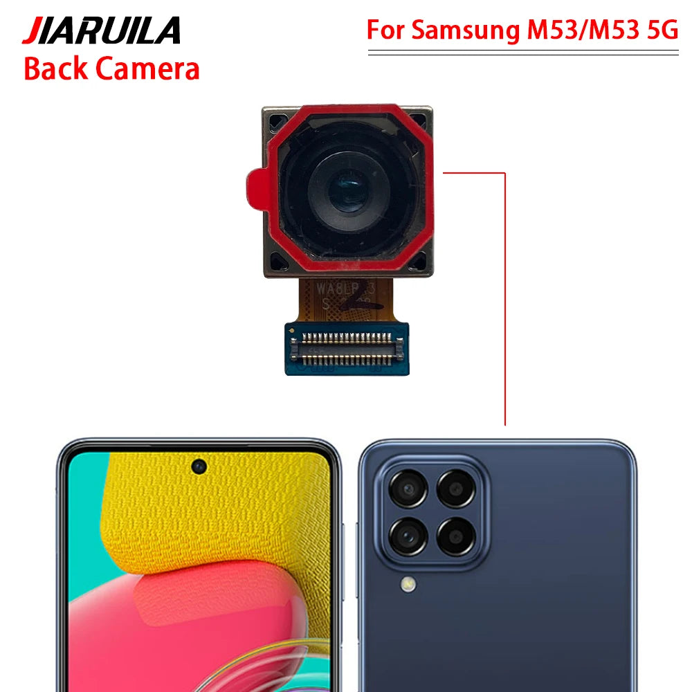 For Samsung M30 M13 M23 M53 M31 M32 M62 4G 5G Front Camera Flex With Back Rear Camera Module Flex Cable Samsung phone repair parts