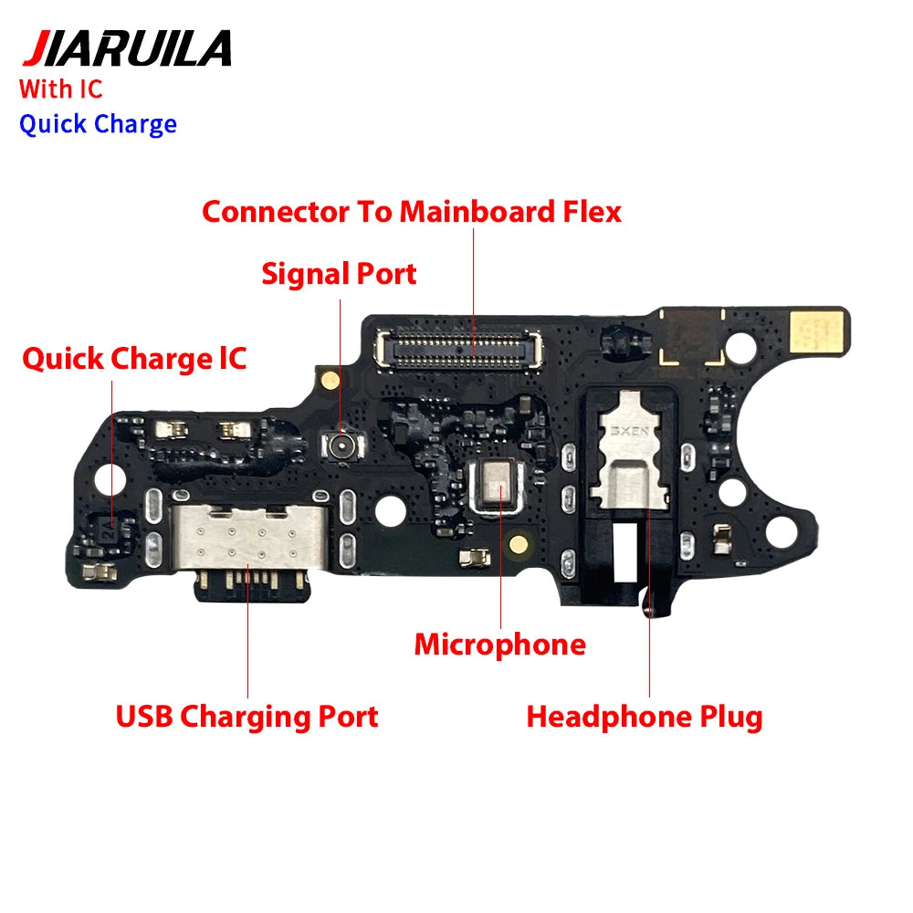 Dock Connector Micro USB Charger Charging Port Flex Cable Microphone Board For Xiaomi Poco C40 C50 C51 C61 C71 C55 C65 C75 C85  Xiaomi  Xiao mi phone repair parts
