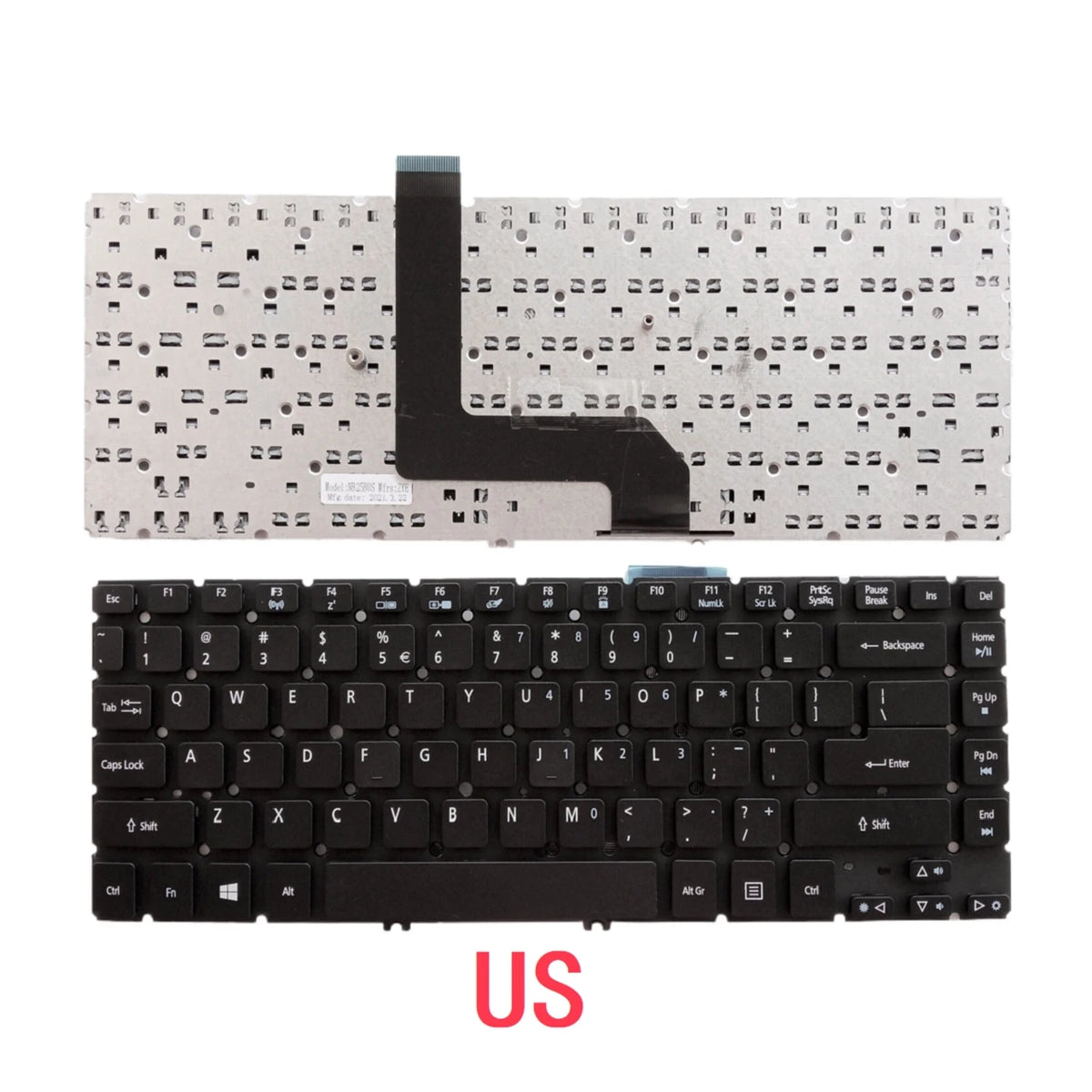 New US Spanish Brazil Laptop Keyboard For Acer Aspire M5-481G M5-481PT M5-481PTG M5-481T M5-481TG Travelmate X483 Acer laptop repair parts