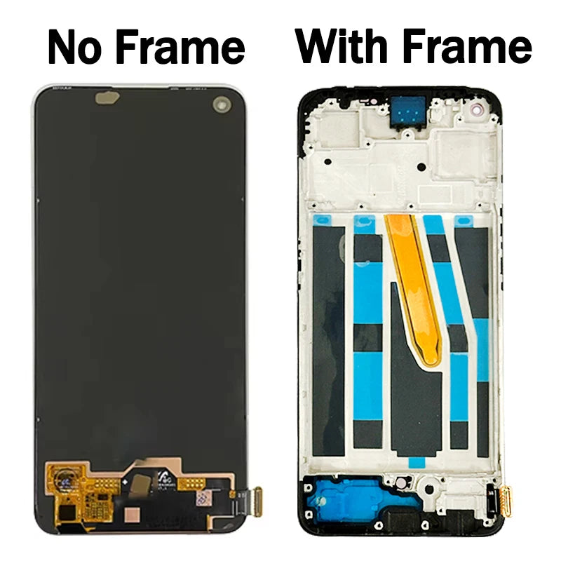 6.4“AMOLED For Oppo Reno8 CPH2359 LCD Display Touch Screen Digitizer Assembly For Oppo Reno 8 4G CPH2457 LCD With Frame  Oppo phone repair parts