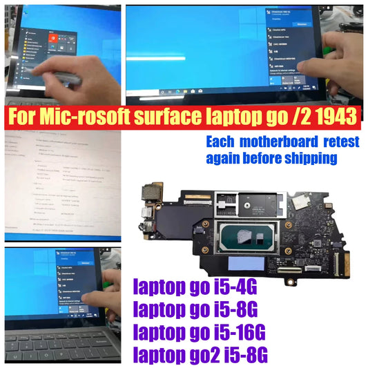 Motherboard for Microsoft surface laptop go 1943 tablet system board main board
