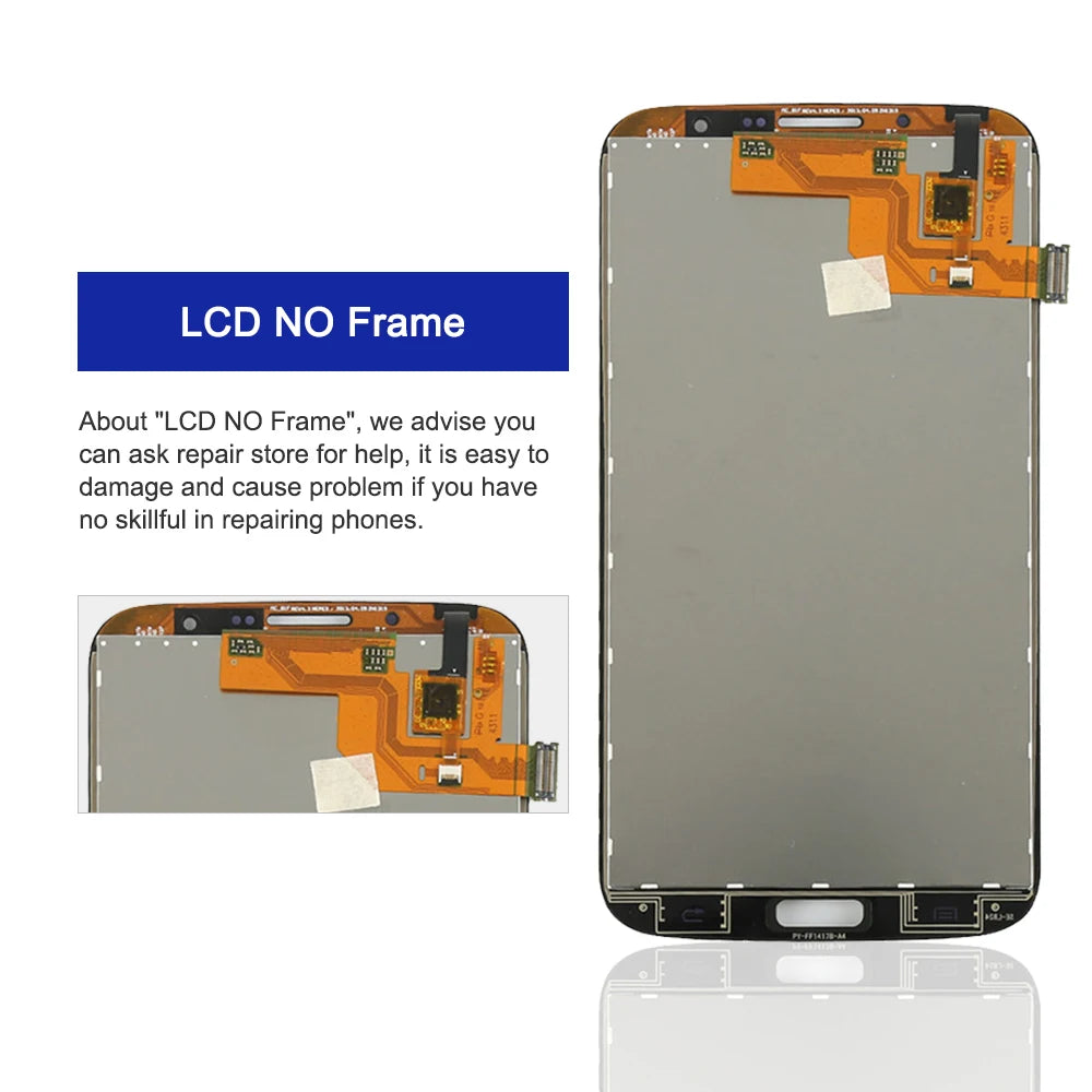 6.3'' Display Screen for Samsung Galaxy Mega 6.3 I9200 I9205 LCD Display Touch Screen Digitizer with Frame Replacement Samsung phone repair parts