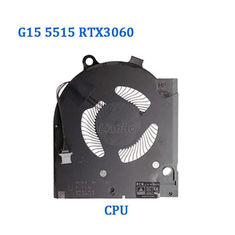 NEW ORIGINAL Laptop CPU GPU Cooling Fan For DELL G15 5510 5511 5515 2021 RTX3050 RTX3060 RTX3070 CN-0203MH  Dell laptop repair parts