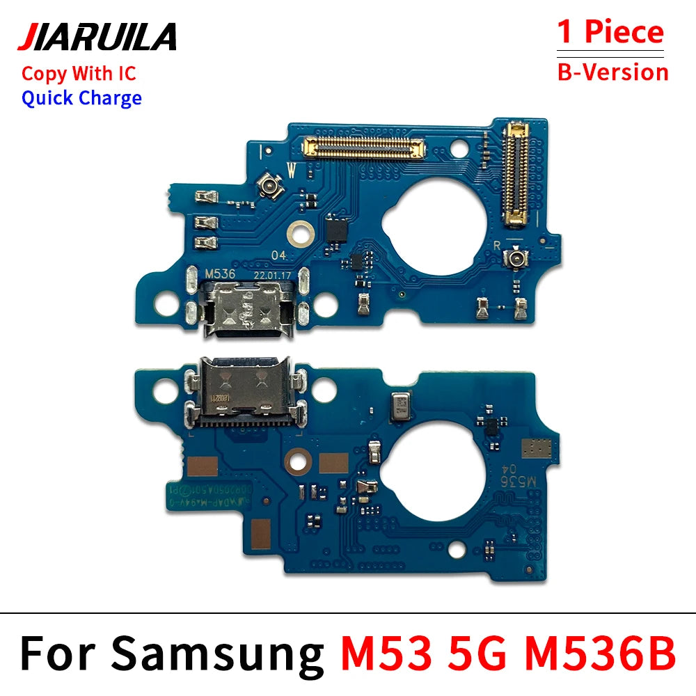 USB Charging Board Port Dock Charger Connector Flex Cable For Samsung M11 M12 M13 M21 M21s M31 M31s M22 M32 M23 M33 M53 4G 5G Samsung phone repair parts