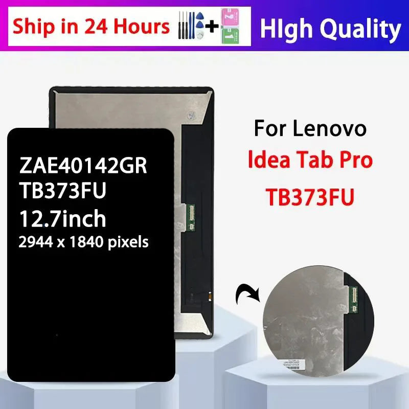 12.7“New For Lenovo Idea Tab Pro TB373 LCD Display Touch Screen Digitizer Assembly TB373FU ZAE40142GR LCD Replacement Tablet repair parts