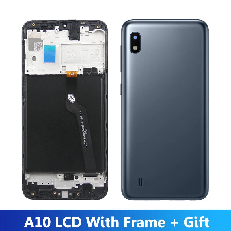 6.2" Screen for Samsung Galaxy A10 A105 A105F A105G A105M Lcd Dispaly Touch Screen with Frame for Samsung Galaxy M10 M105 M105F Samsung phone repair parts