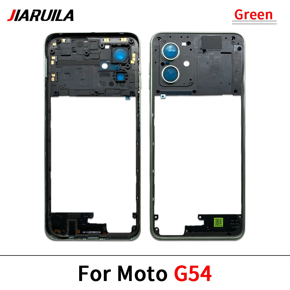 New Middle Frame Holder Housing Bezel Plate For Motorola Moto G04 G23 G34 G53 G54 G62 G72 G73 5G Replacement Repair Parts Motorola phone repair parts
