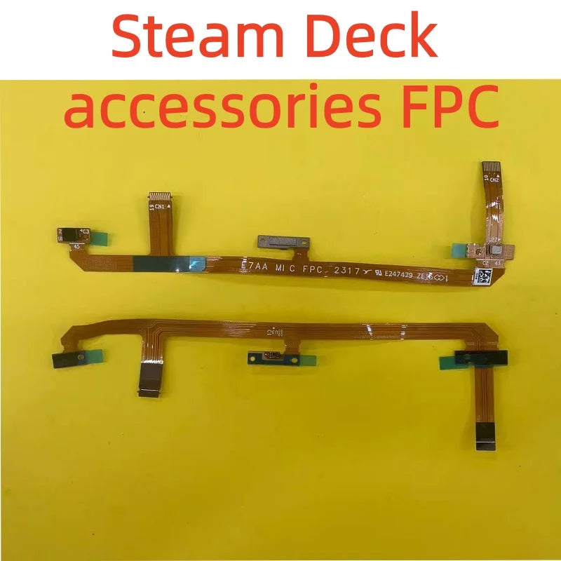 Steam Deck accessories: flat cable, microphone, sensor, cooling fan, FPC . Please note version differences. Game console repair parts