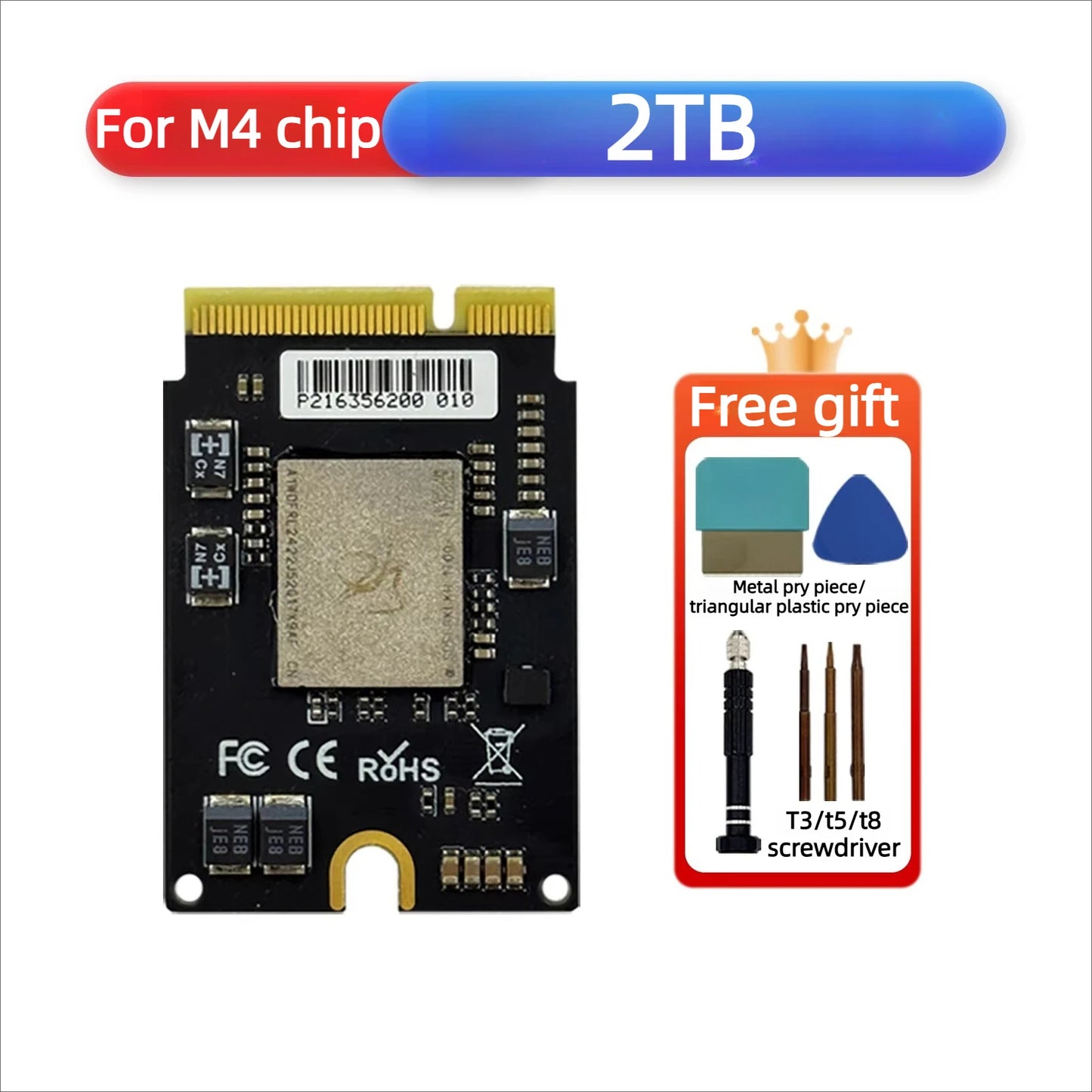 10 layer Solid State Drive SSD Kit 1T/2T For MAC MINI M4 Capacity Upgrade SSD New Particles Increase Speed Upgrade Memory
