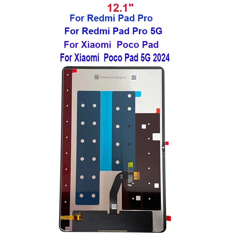 Tablet LCD For 12.1" Redmi Pad Pro/Pro 5G LCD For Xiaomi Poco Pad PocoPad 5G Display Screen For Redmi Pad SE 8.7 2024 Display Sc Xiaomi phone repair parts