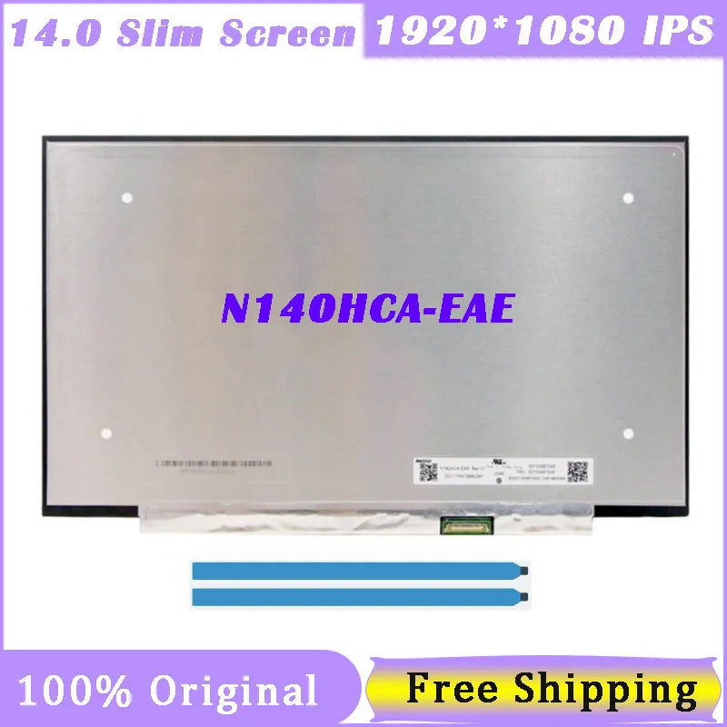 14.0 Slim IPS N140HCA-EAE B140HAN04.E NV140FHM-N4V For Lenovo ideaPad 5-14 3-14 ThinkPad T14 P14s Gen 2 E14 Gen 3 Gen4 FHD 30Pin Lenovo laptop repair parts