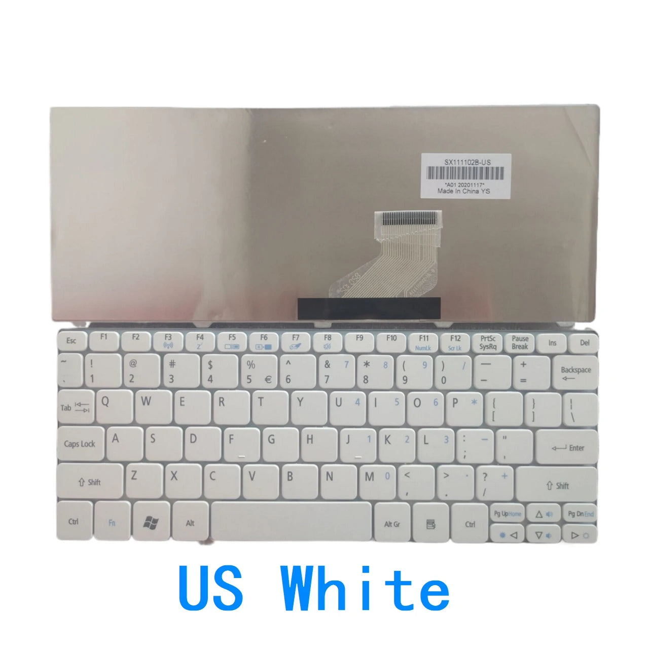 New US Russian Spanish Arab Brazil language  Keyboard For Acer Aspire One 521 522 533 532 D255 D255E D257 D260 D270 VCY57 Acer laptop repair parts
