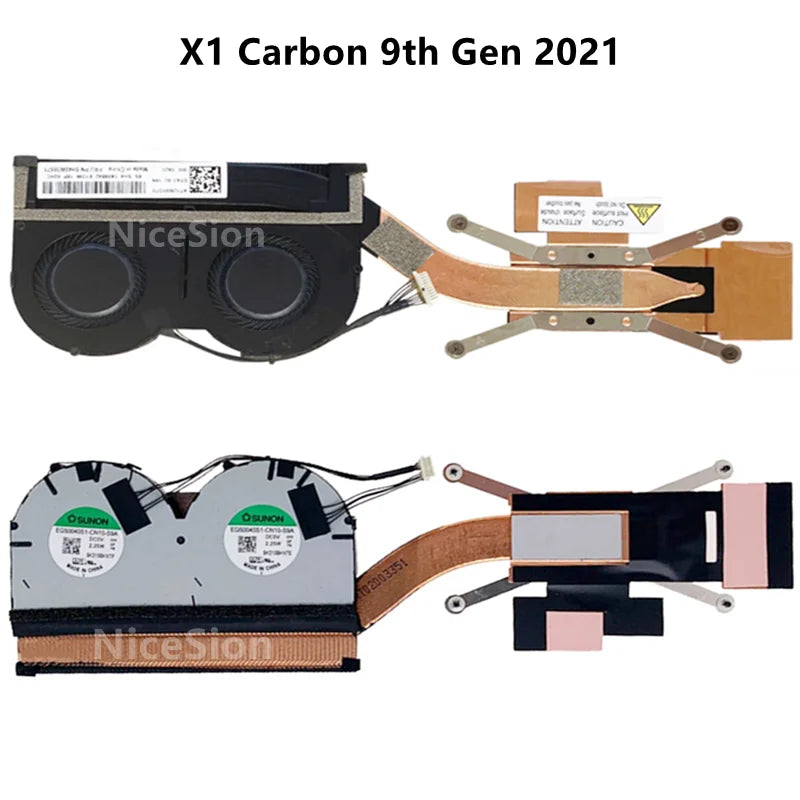 New Original For Laptop Lenovo ThinkPad X1 Carbon Gen X1C CPU Cooling Fan Heatsink Radiator 2012-2021 Lenovo laptop repair parts