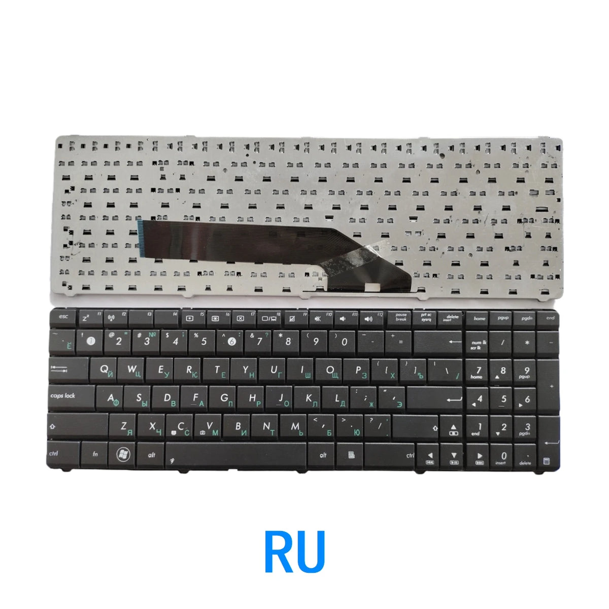 New US Russian Spanish Arab Brazil Laptop Keyboard For ASUS K50 K50I K50IJ K50C K50AB K50AD K50AF K50IN P50 P50IJ ASUS laptop repair parts