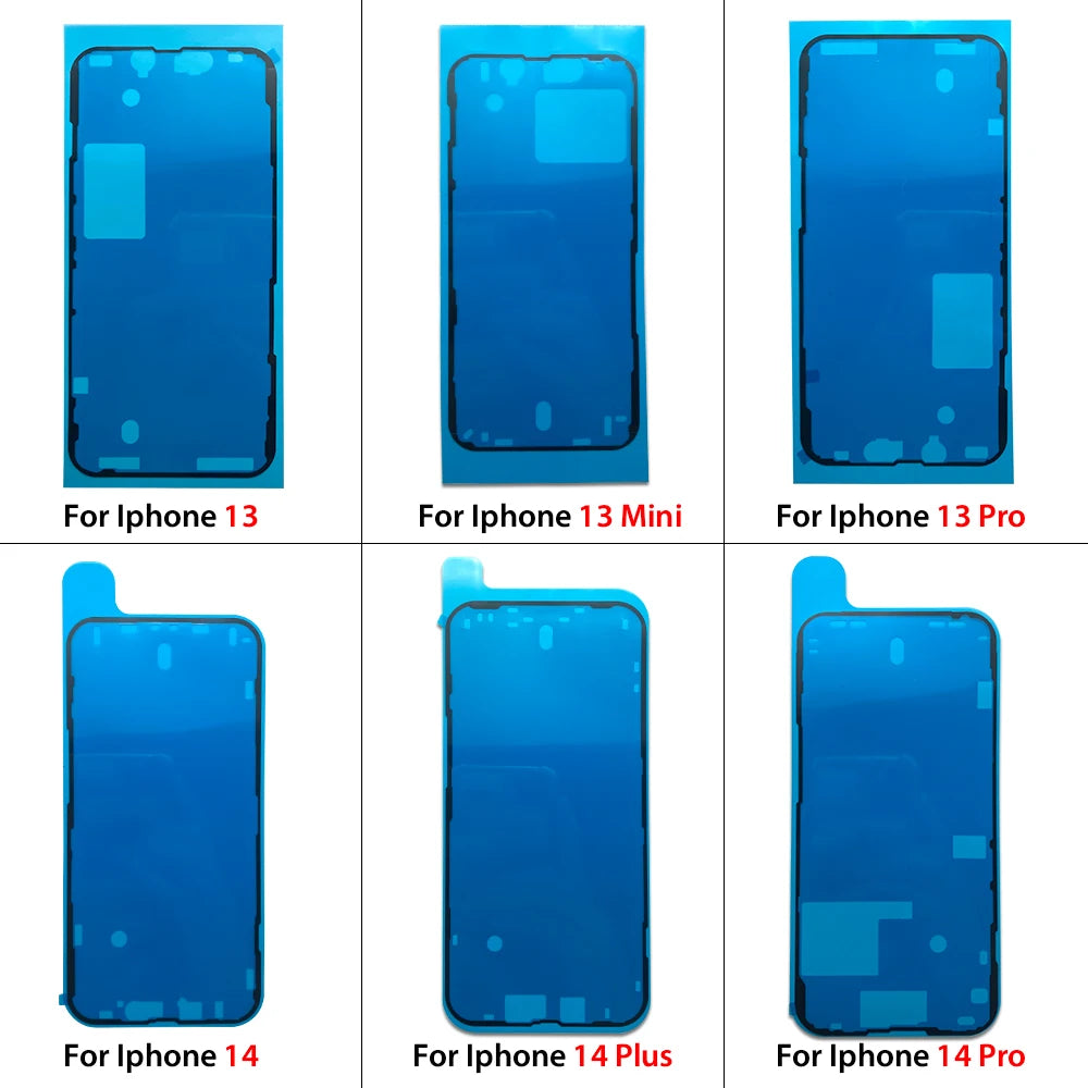 34Pcs, Waterproof Sticker For iPhone 11 12 13 14 15 16 Pro Max Mini Plus LCD Screen Adhesive Frame Seal Tape iPhone phone repair parts
