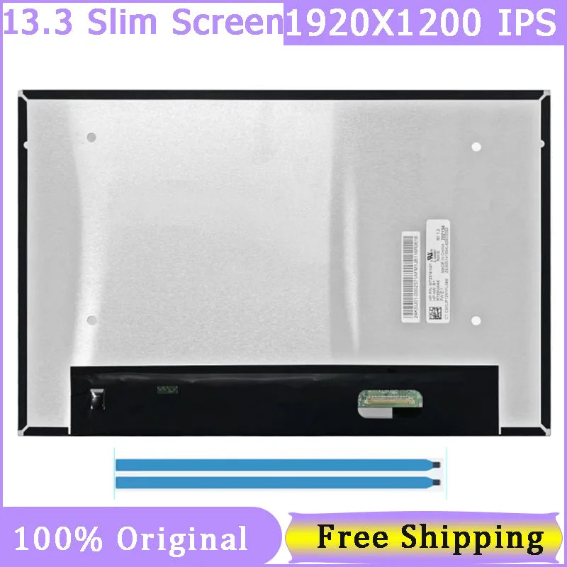 13.3 Inch Slim 40 Pin Laptop Screen R133NW4K R1 1920x1200 FHD IPS Panel Matrix Replacement