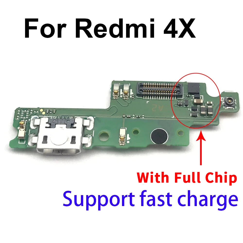For Xiaomi redmi 3 3S 4 Pro 4X 5 5A 6 6A 7 7A 8 8A 9A 9T 9 10 10A 10C USB Charging Board Connector Dock Port Flex Cable Xiaomi  Xiao mi phone repair parts
