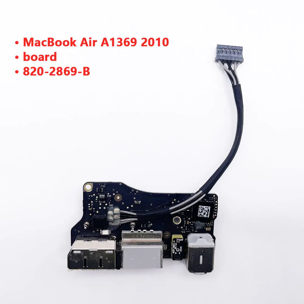 OEM For MacBook Air A1369 2010 2011 laptop USB audio DC Power Jack DC-IN Charging Flex Cable board 820-2869-B 820-3057-ALenovo laptop repair parts