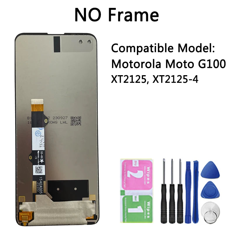 OEM G Series Screen for Motorola Moto G10 G20 G30 G50 5G G60 G60S G100 LCD Display Touch Screen Digitizer Replacement Motorola phone repair parts