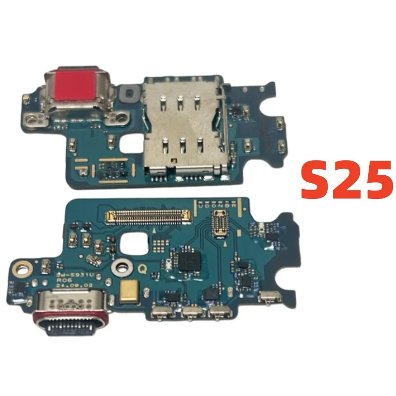 Charging Dock USB Port Connector Flex Cable for Samsung S25 Plus S931B S936B S938B S931U S936U S25 Ultra S731B Samsung phone repair parts