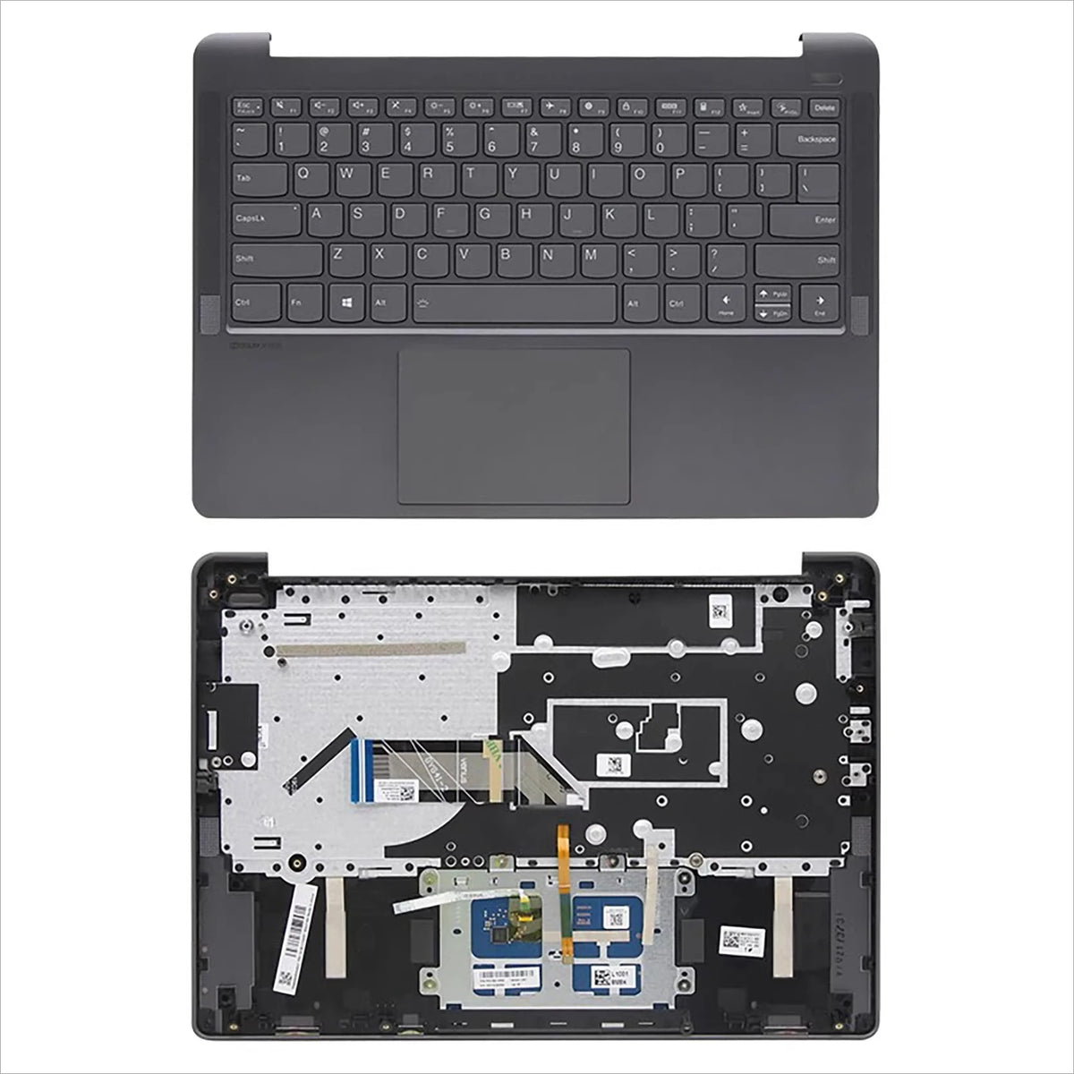 Upper case keyboard for Lenovo Xiaoxin Air 14 + ACN ITL 2021 IdeaPad 5 Pro-14ITL6 C topcase palmrest cover touchpad 5CB1C04881 Lenovo laptop repair parts